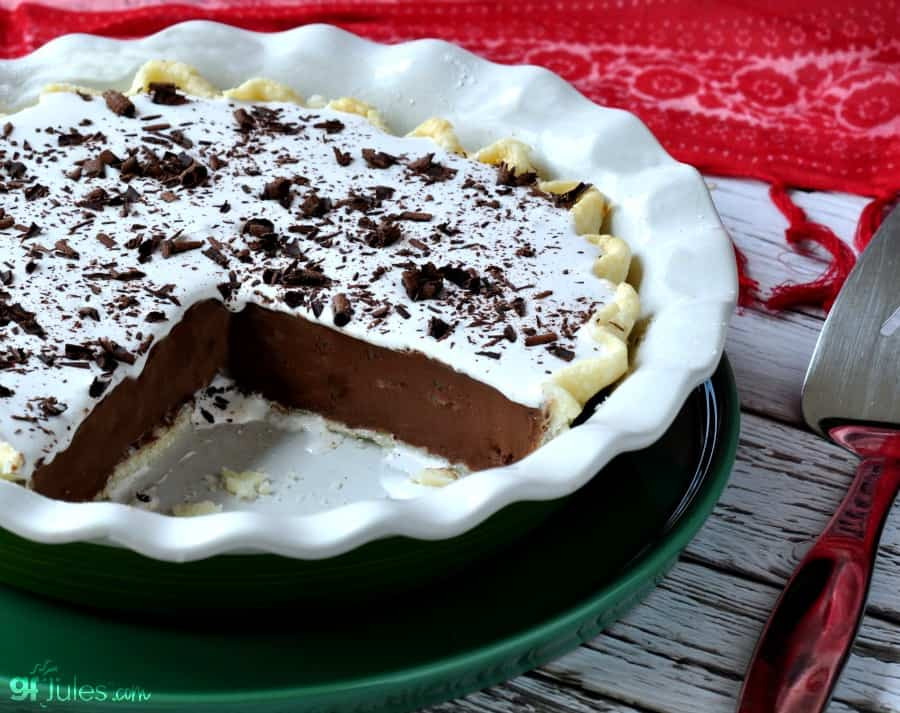 Dairy Free Chocolate Cream Pie
 Gluten Free Chocolate Cream Pie gfJules