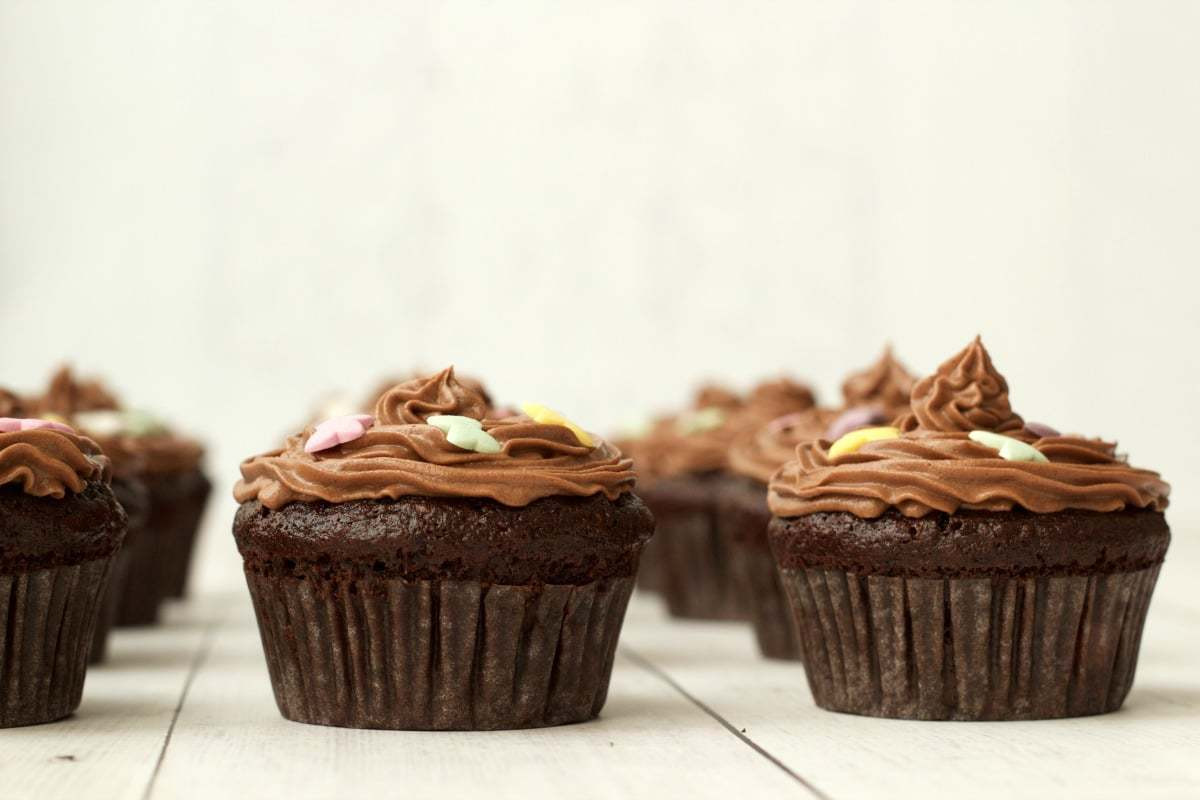 Dairy Free Chocolate Cupcakes
 Gluten Free Chocolate Cupcakes with Chocolate Buttercream