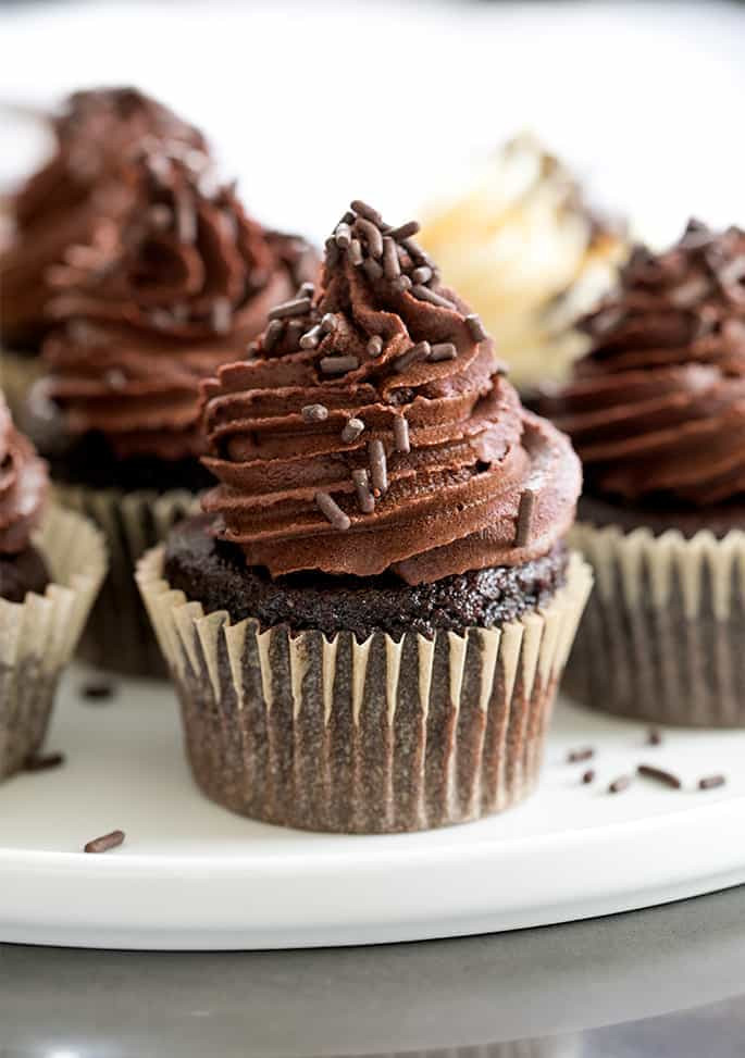 Dairy Free Chocolate Cupcakes
 Gluten Free Chocolate Cupcakes