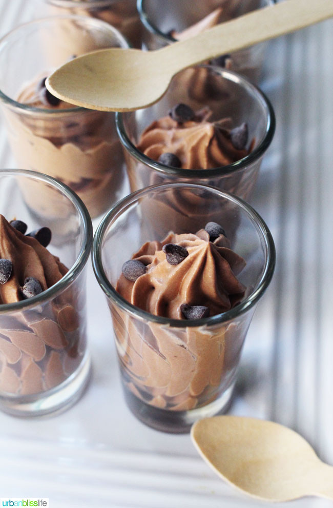 Dairy Free Chocolate Mousse
 Food Bliss Dairy Free Chocolate Mousse Shots Urban