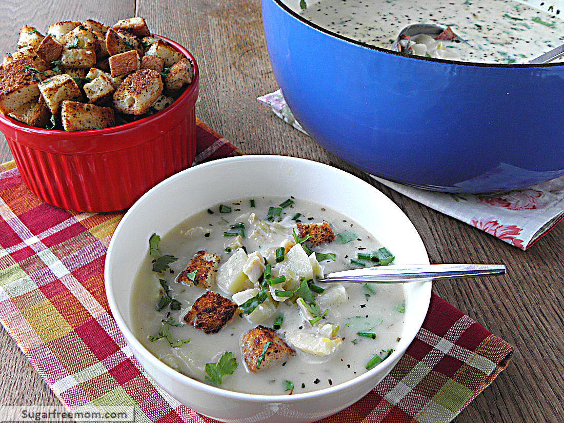 Dairy Free Chowder
 Light New England Clam Chowder Dairy Free & Gluten Free