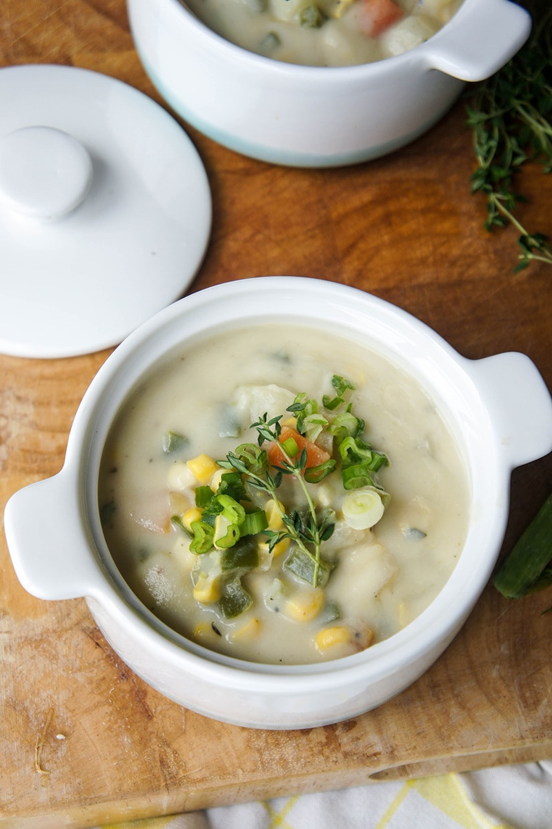 Dairy Free Chowder
 Dairy Free Corn Chowder Vegan Vitamin Sunshine