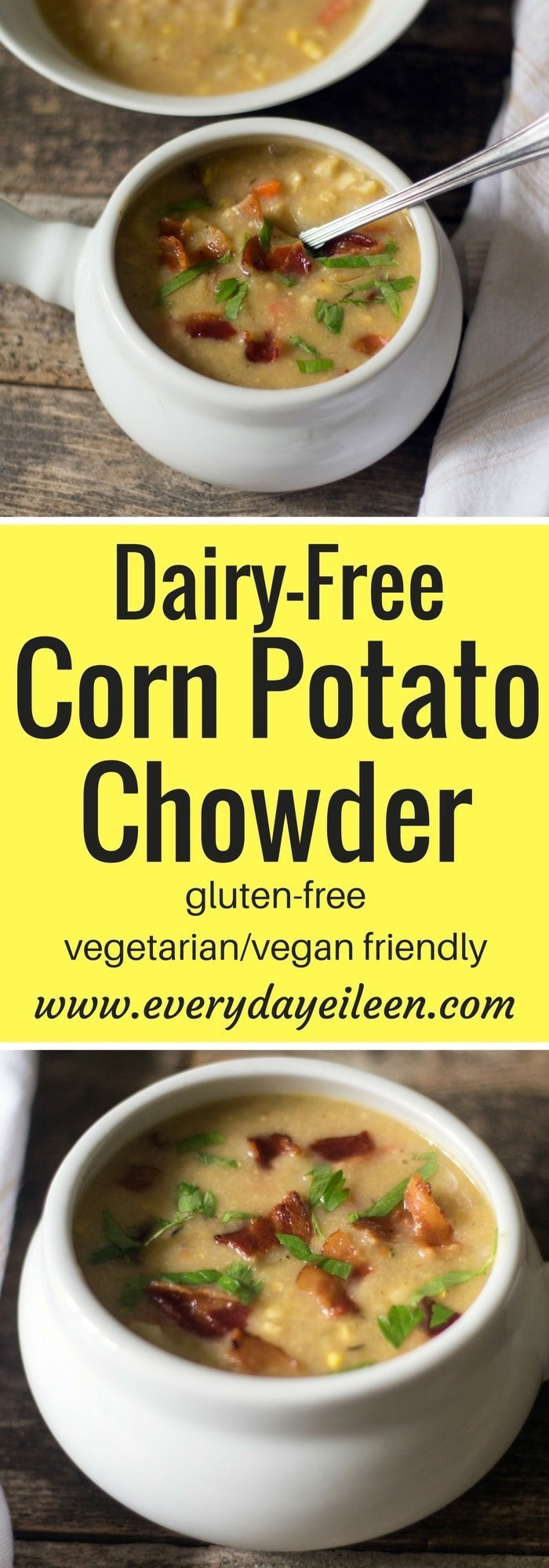 Dairy Free Chowder
 Dairy Free Corn Potato Chowder Everyday Eileen