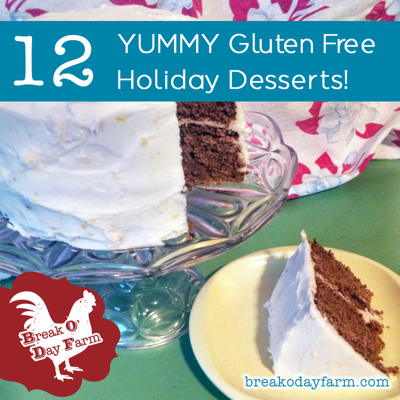 Dairy Free Christmas Desserts
 12 Gluten Free Holiday Dessert Recipes