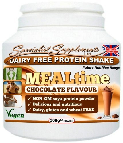 Dairy Free Cocoa Powder
 MEALtime dairy free protein powder Chocolate 300g tub