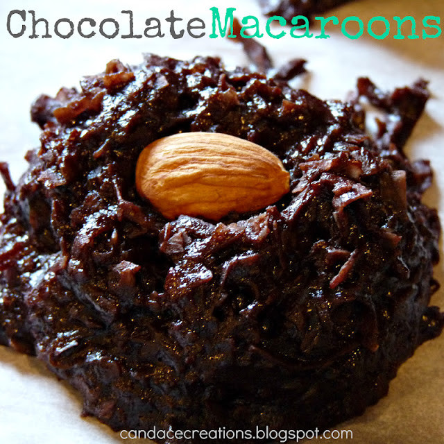Dairy Free Coconut Macaroons
 Candace Creations Chocolate Coconut Macaroons Gluten