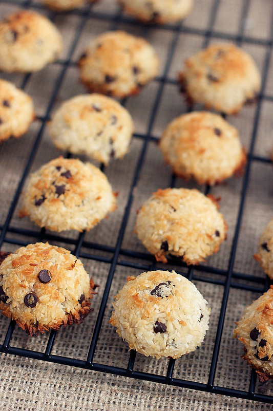 Dairy Free Coconut Macaroons
 Chocolate Chip Coconut Macaroons Gluten free Dairy