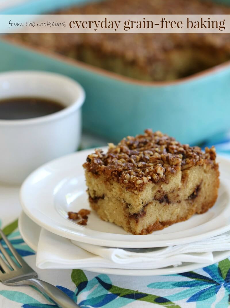 Dairy Free Coffee Cake
 Cinnamon Crumb Coffee Cake Grain Free Dairy Free Option