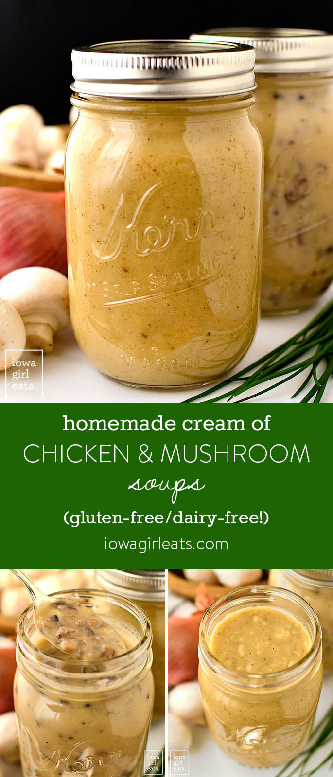 Dairy Free Cream Of Chicken Soup
 Homemade Cream of Chicken Soup & Cream of Mushroom Soup