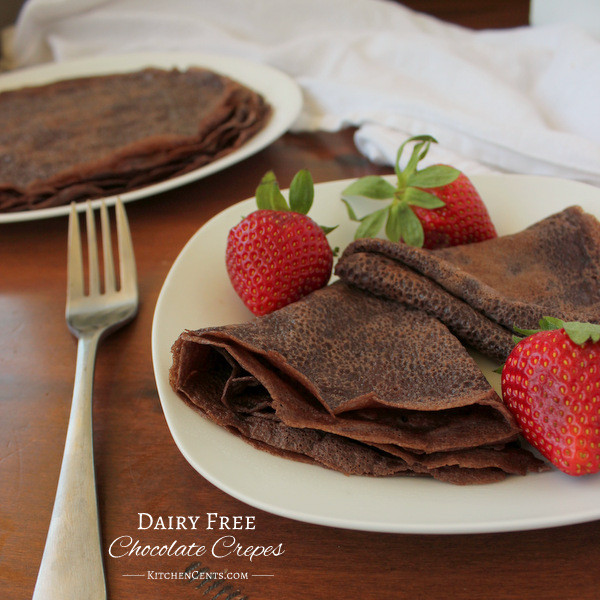 Dairy Free Crepes
 Dairy Free Chocolate Crepes