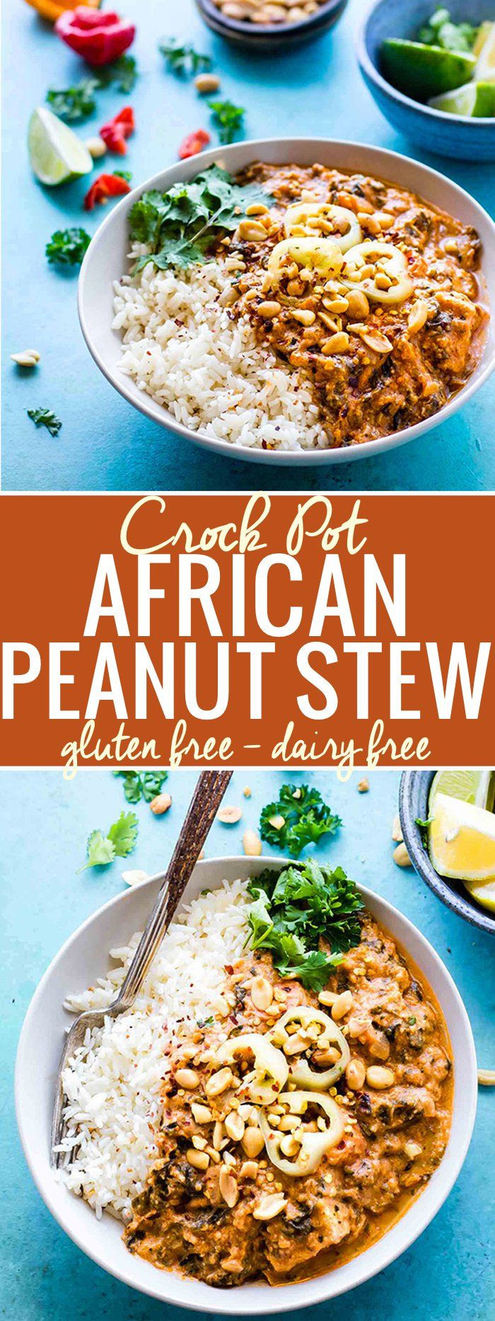 Dairy Free Crock Pot Recipes
 Fiery Crock Pot West African Peanut Stew Gluten free