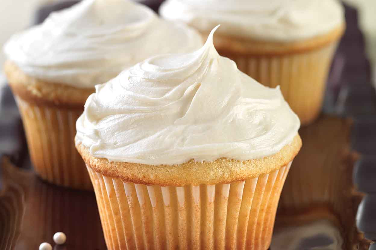 Dairy Free Cupcakes
 Gluten Free Vanilla Cake made with baking mix Recipe