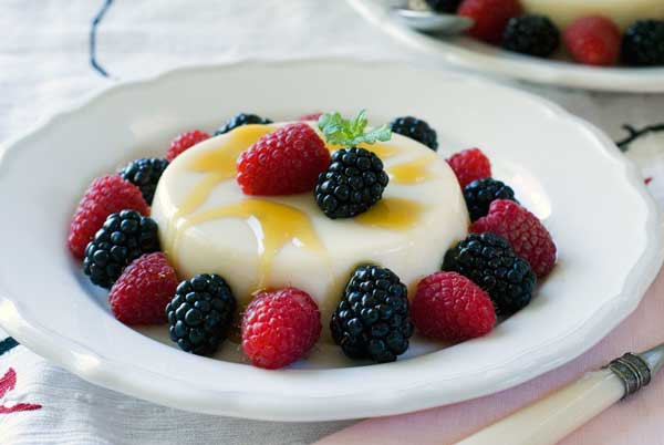 Dairy Free Desserts Recipes
 Gluten Free Honey Panna Cotta Recipe