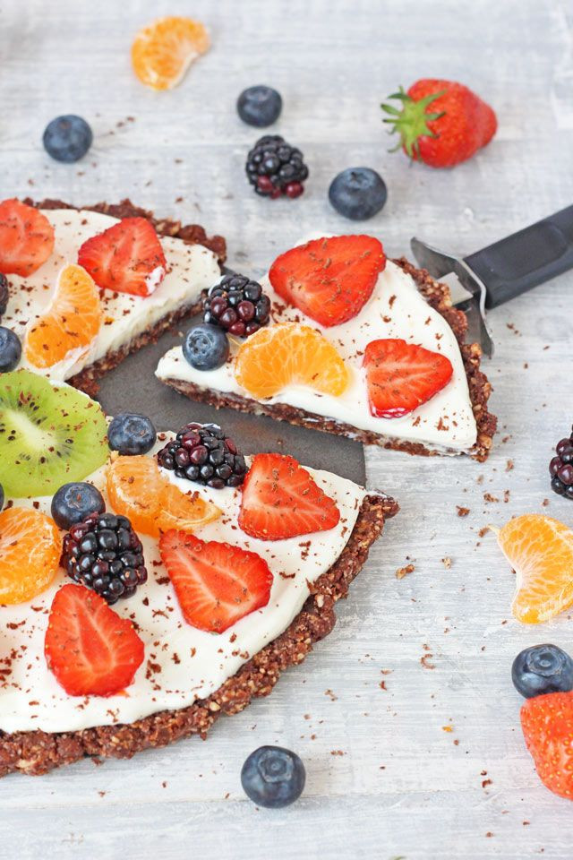 Dairy Free Desserts Whole Foods
 Healthy No Bake Fruit Pizza A fantastic gluten and grain