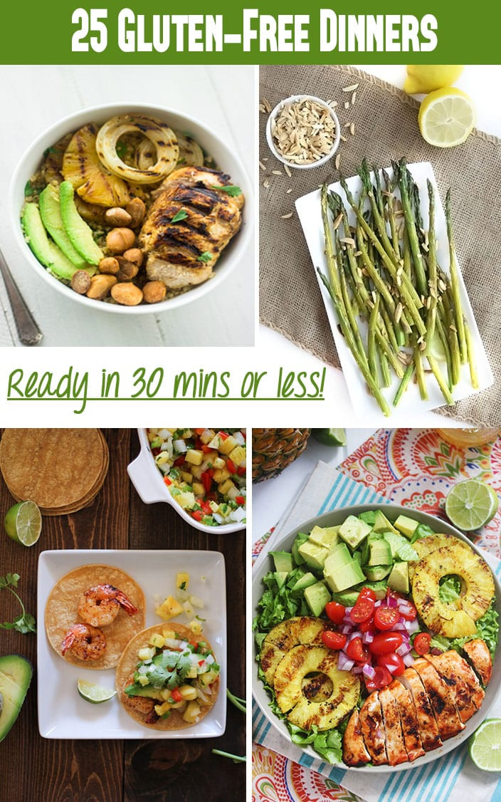 Dairy Free Dinner Ideas
 25 Gluten Free Dinner Recipes in Under 30 Minutes The