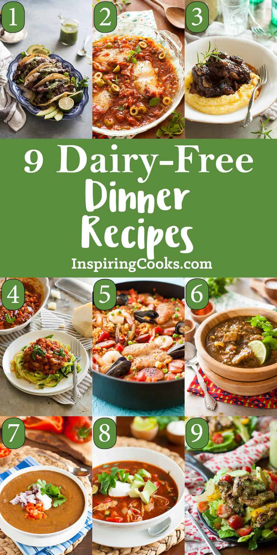 Dairy Free Dinner Ideas
 9 of the Best Ever Dairy Free Dinner Recipes Dairy Free