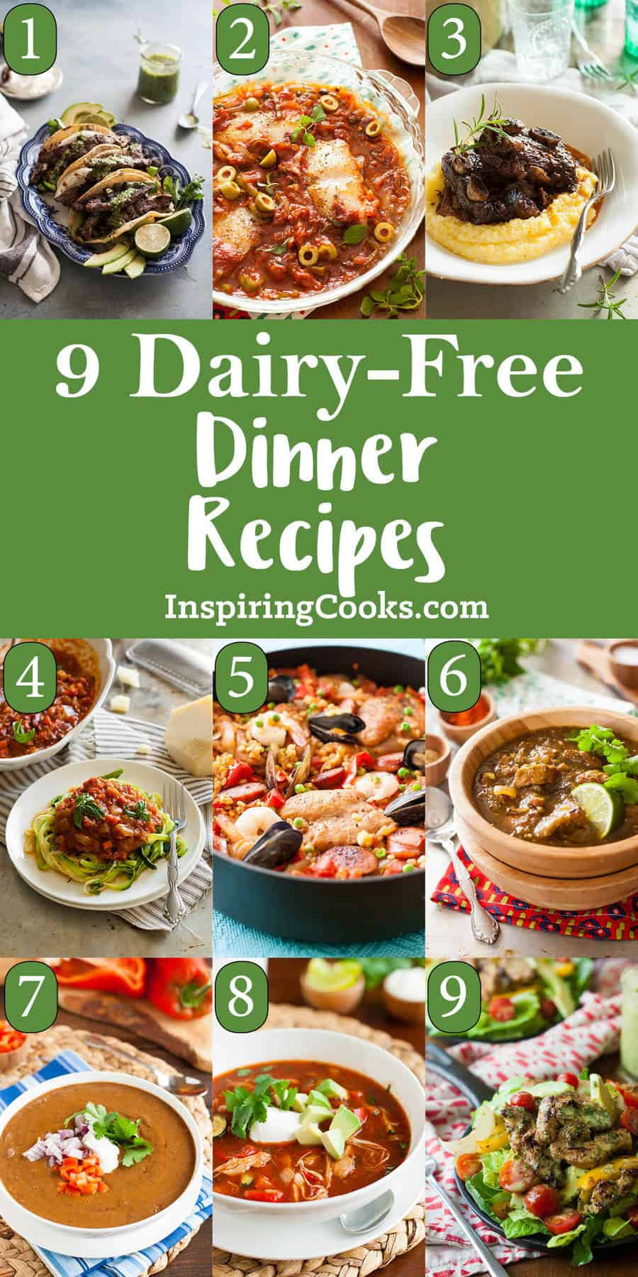 Dairy Free Dinner Recipes
 9 of the Best Ever Dairy Free Dinner Recipes Dairy Free