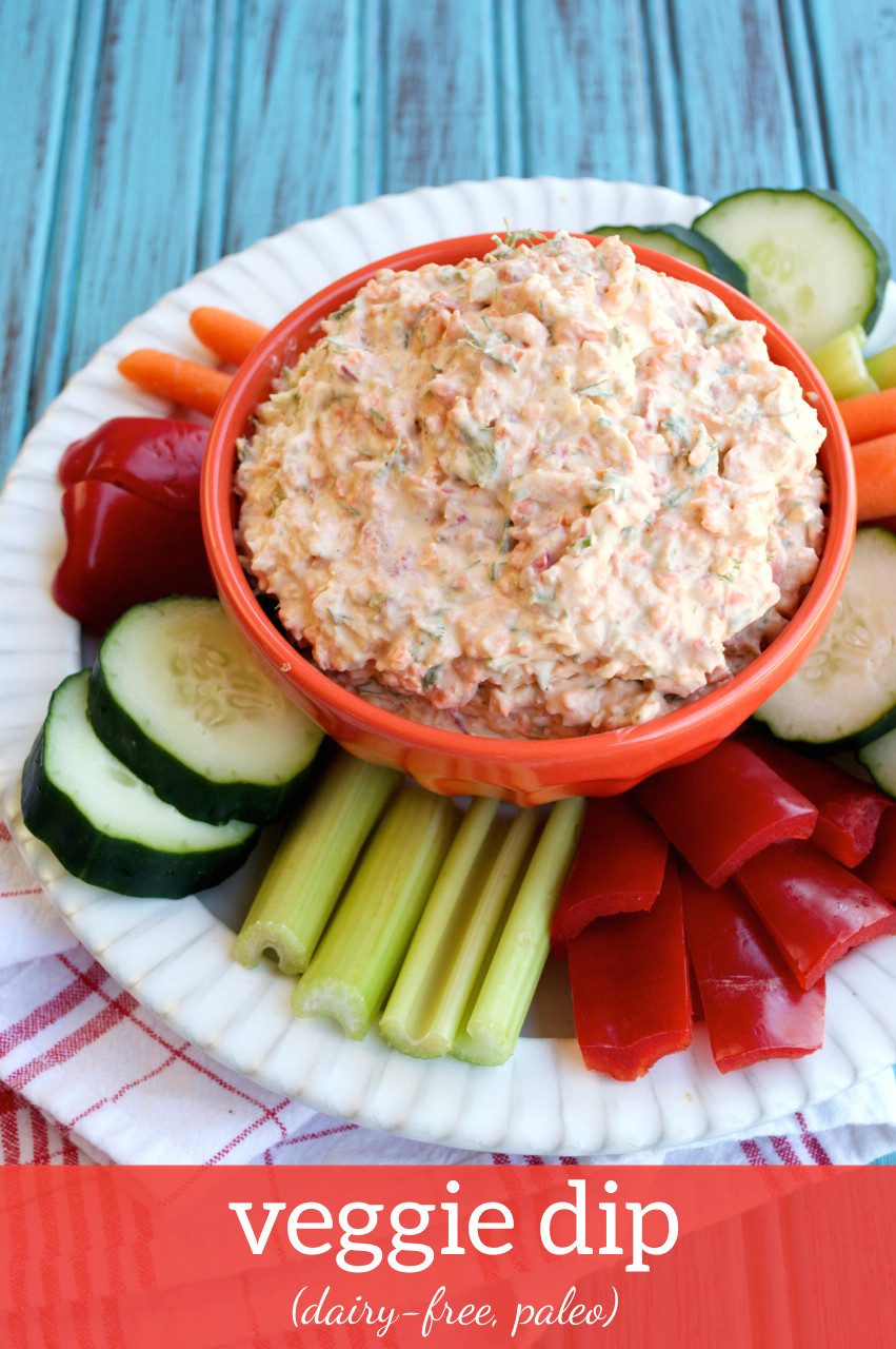 Dairy Free Dip Recipes
 Paleo and Vegan Friendly Dairy free Veggie Dip Recipe