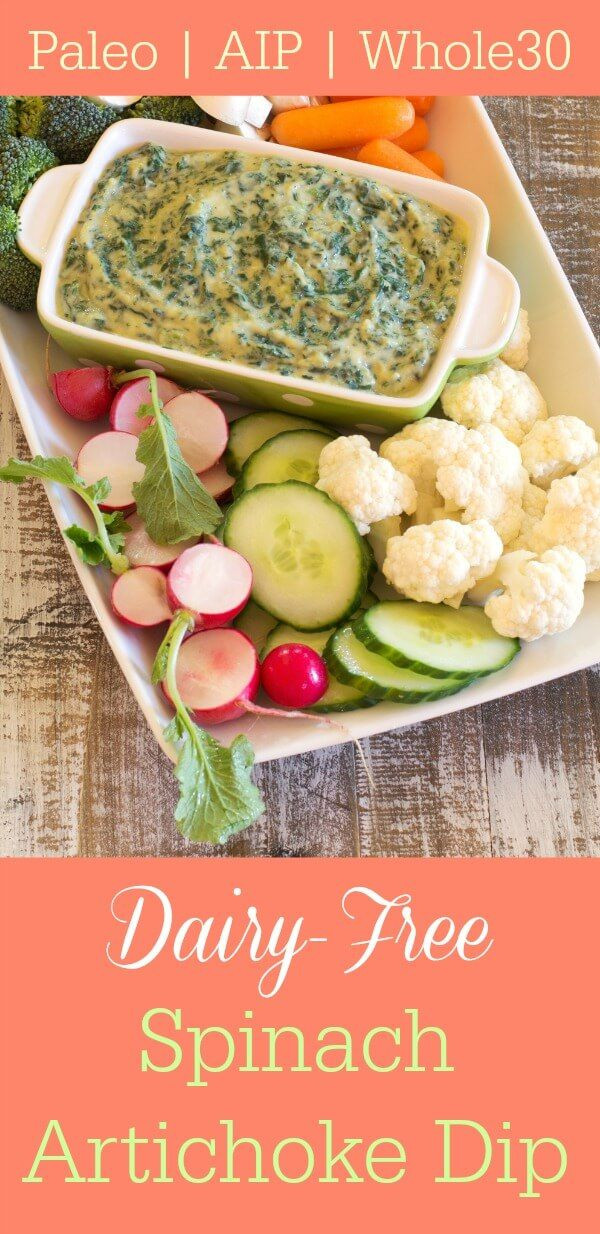 Dairy Free Dip Recipes
 Dairy Free Spinach Artichoke Dip Recipe