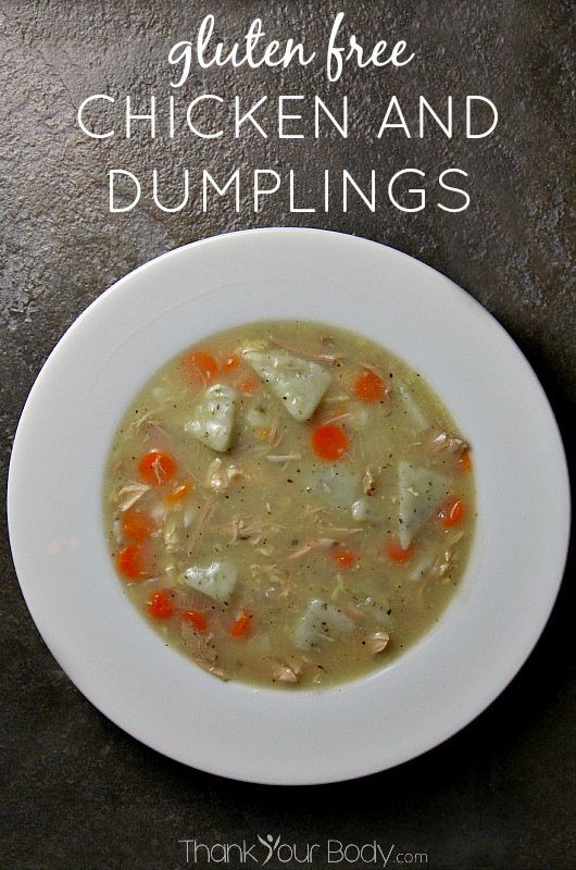 Dairy Free Dumplings Gluten Free Chicken and Dumplings Recipe