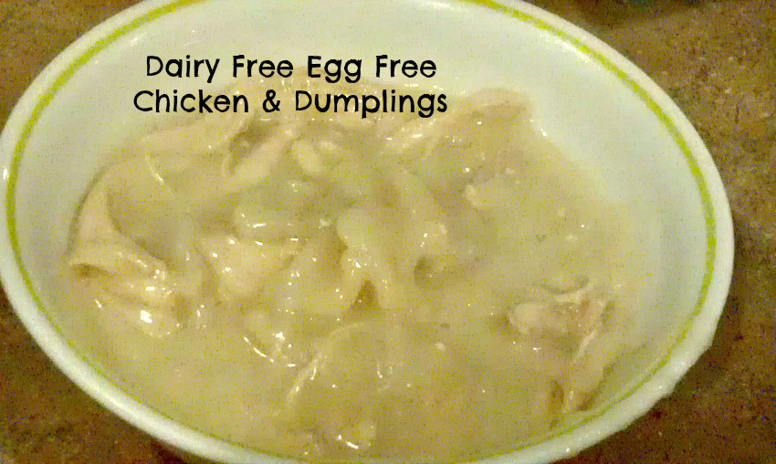 Dairy Free Dumplings Dairy Free Egg Free Chicken & Dumplings