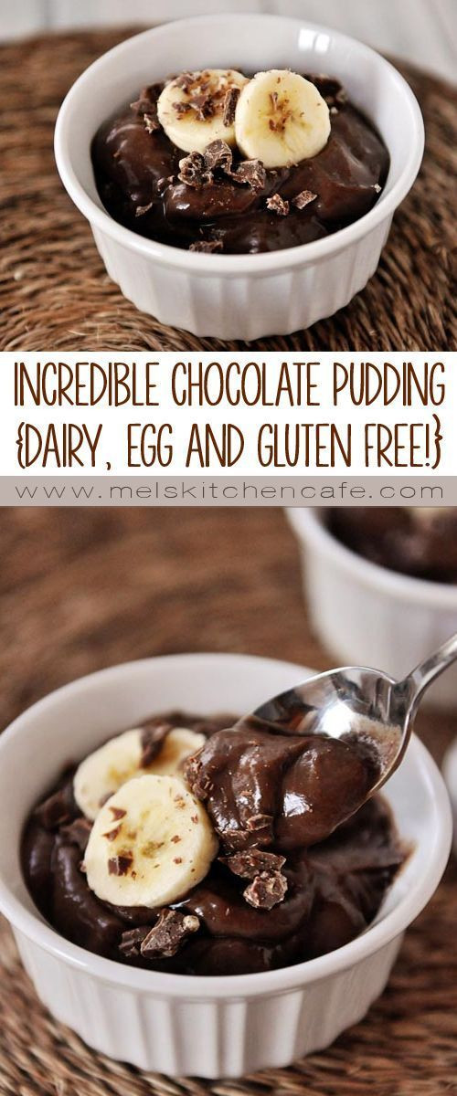Dairy Free Egg Free Desserts
 Incredible Chocolate Pudding Dairy and Egg Free
