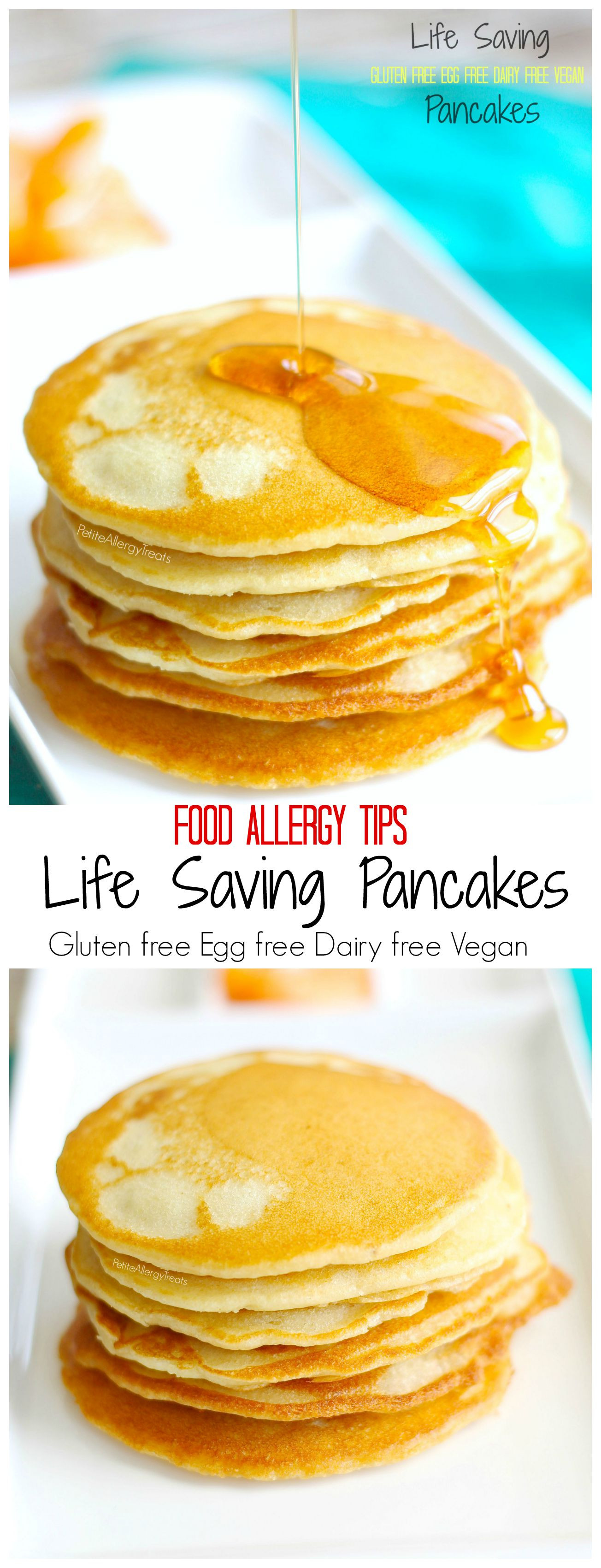Dairy Free Egg Free Pancakes
 Life Saving Pancakes Gluten Free Egg Free Vegan Petite