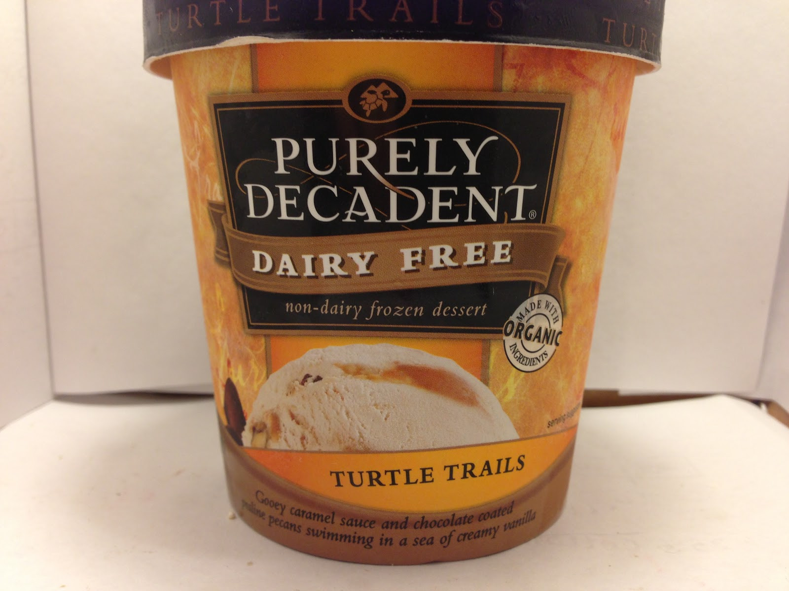 Dairy Free Frozen Desserts
 Crazy Food Dude Review Purely Decadent Dairy Free Turtle