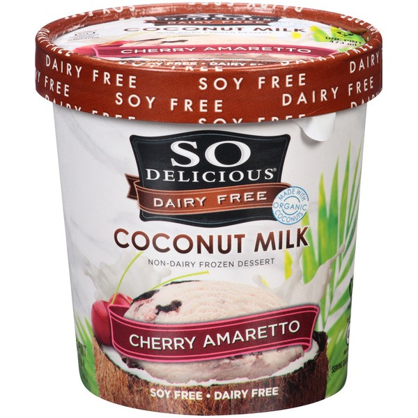 Dairy Free Frozen Desserts
 So Delicious Dairy Free Coconut Milk Cherry Amaretto