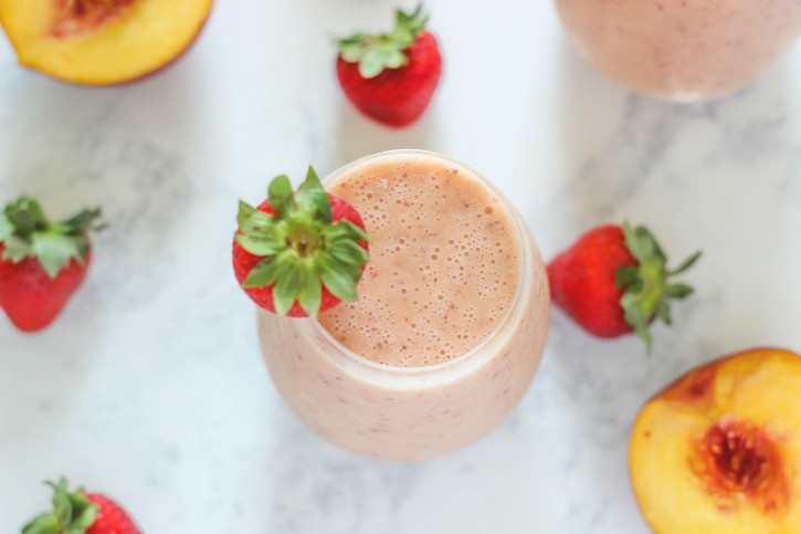 Dairy Free Fruit Smoothies
 Strawberry Peach Smoothie