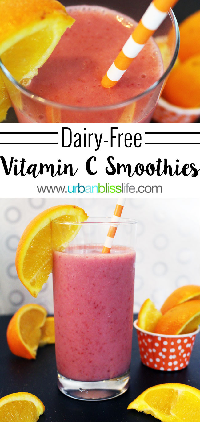 Dairy Free Fruit Smoothies
 Drink Bliss Dairy Free Vitamin C Smoothies Urban Bliss Life