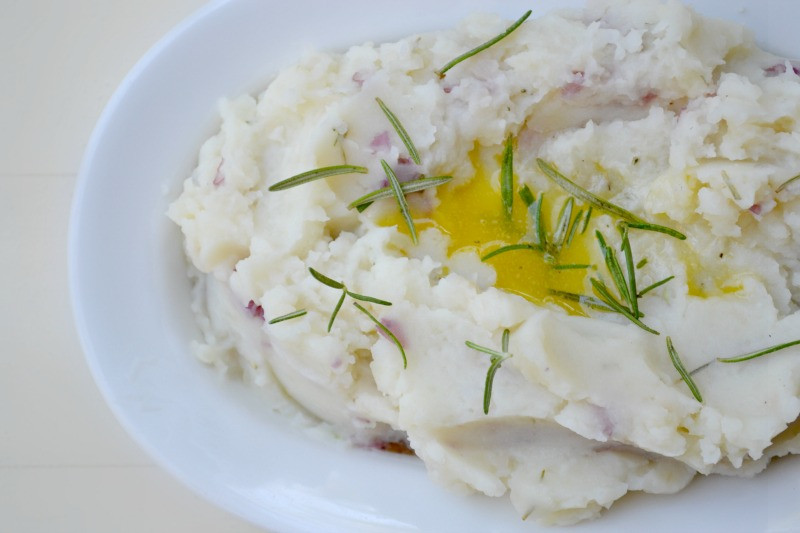 Dairy Free Garlic Mashed Potatoes
 Dairy Free Mashed Potatoes Fork and Beans