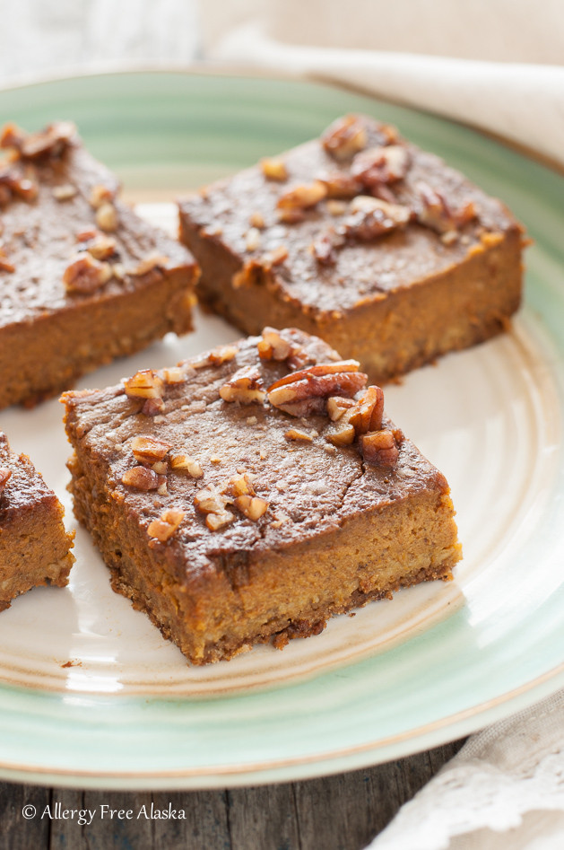 Dairy Free Gluten Free Recipes
 Gluten Free Dairy Free Pumpkin Pie Bars Allergy Free Alaska