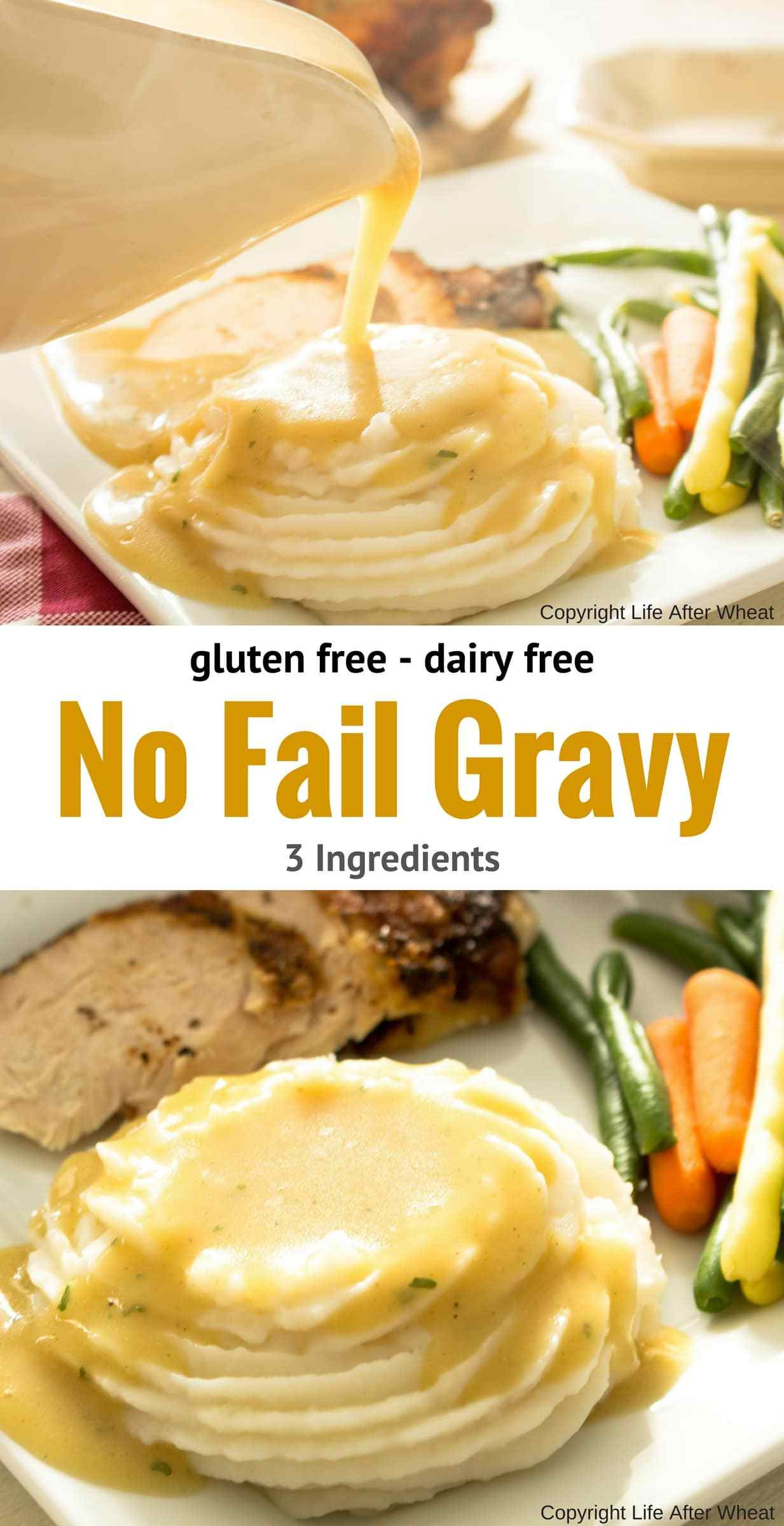 Dairy Free Gravy
 Gluten Free Gravy Recipe 3 ingre nts & Dairy Free