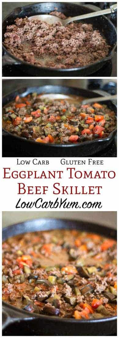 Dairy Free Ground Beef Recipes
 Eggplant Tomato Ground Beef Skillet