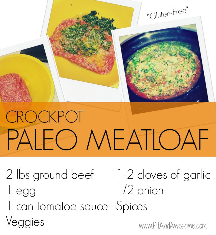 Dairy Free Ground Beef Recipes
 Paleo Meatloaf Slow Cooker Recipe