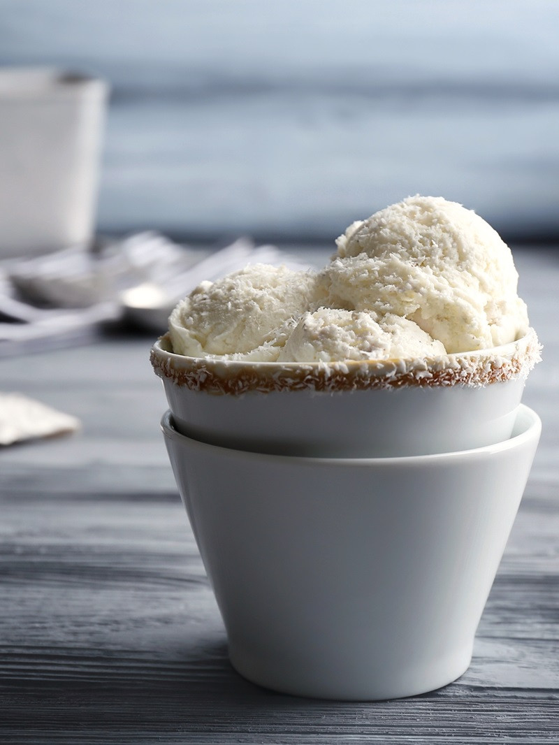 Dairy Free Ice Cream Maker Recipes
 Dairy Free Coconut Ice Cream Recipe No Ice Cream Maker