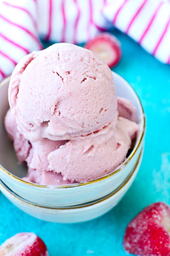 Dairy Free Ice Cream Maker Recipes
 Dairy free Strawberry Ice Cream No ice cream maker