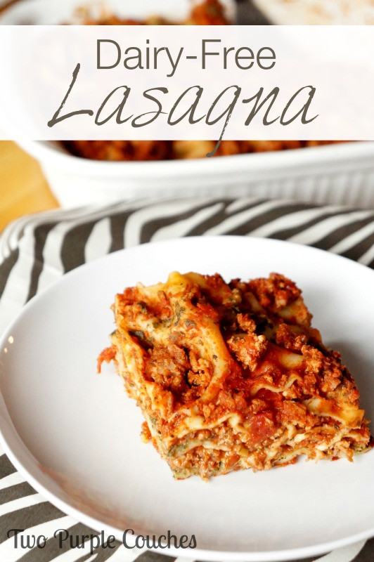 Dairy Free Lasagna Recipe
 Dairy Free Lasagna Recipe two purple couches