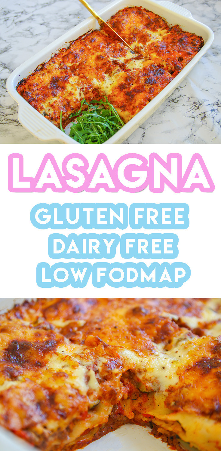 Dairy Free Lasagna Recipe
 My Gluten Free Lasagna Recipe low FODMAP dairy free