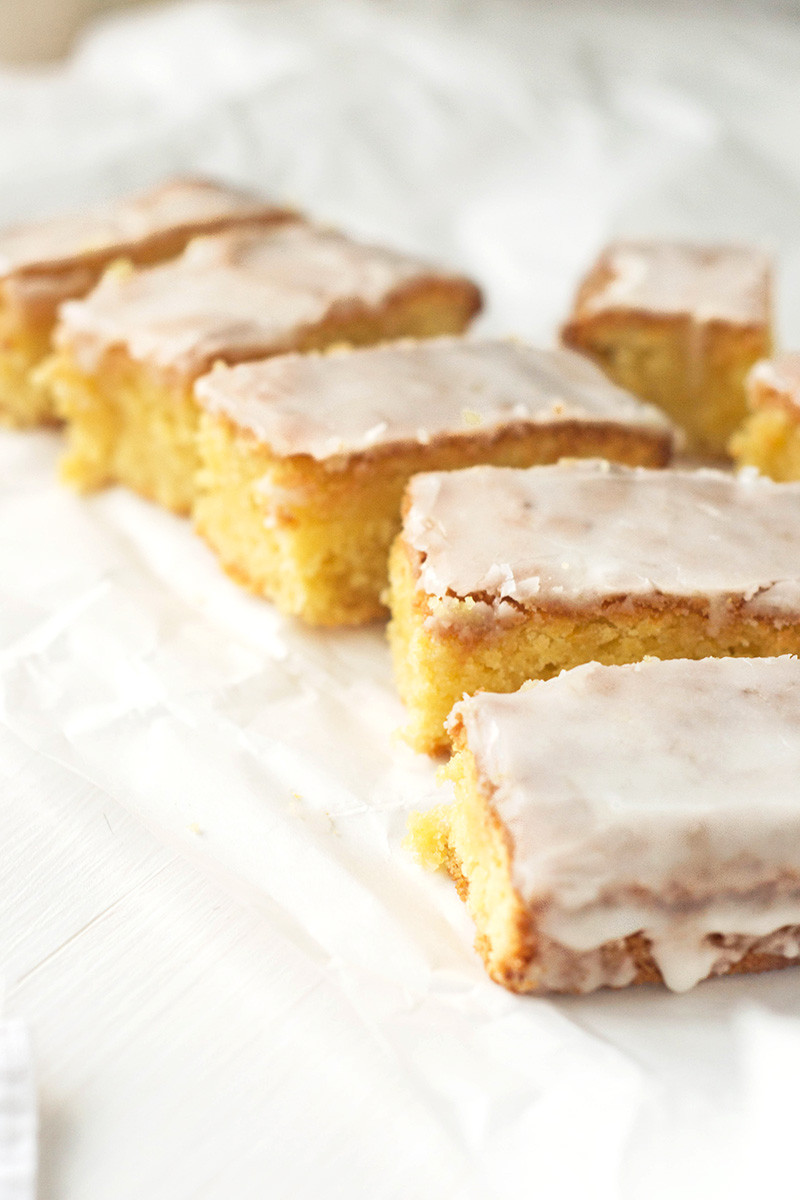 Dairy Free Lemon Cake
 Lemon Drizzle Slices Gluten free Dairy free