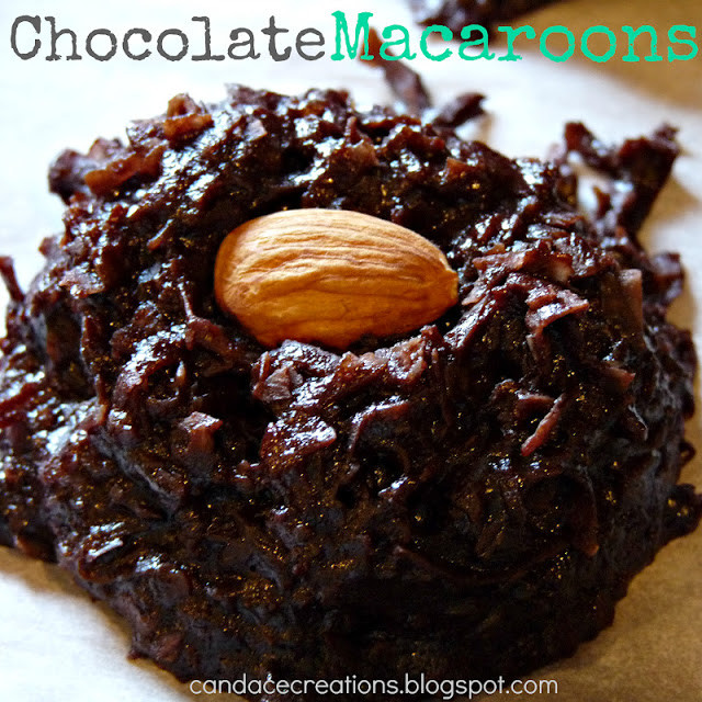 Dairy Free Macaroons
 Candace Creations Chocolate Coconut Macaroons Gluten