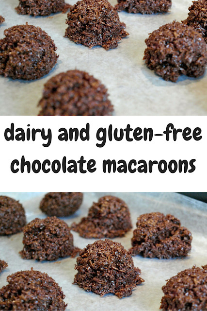 Dairy Free Macaroons
 Simply Shaunacey dairy AND gluten free chocolate macaroons