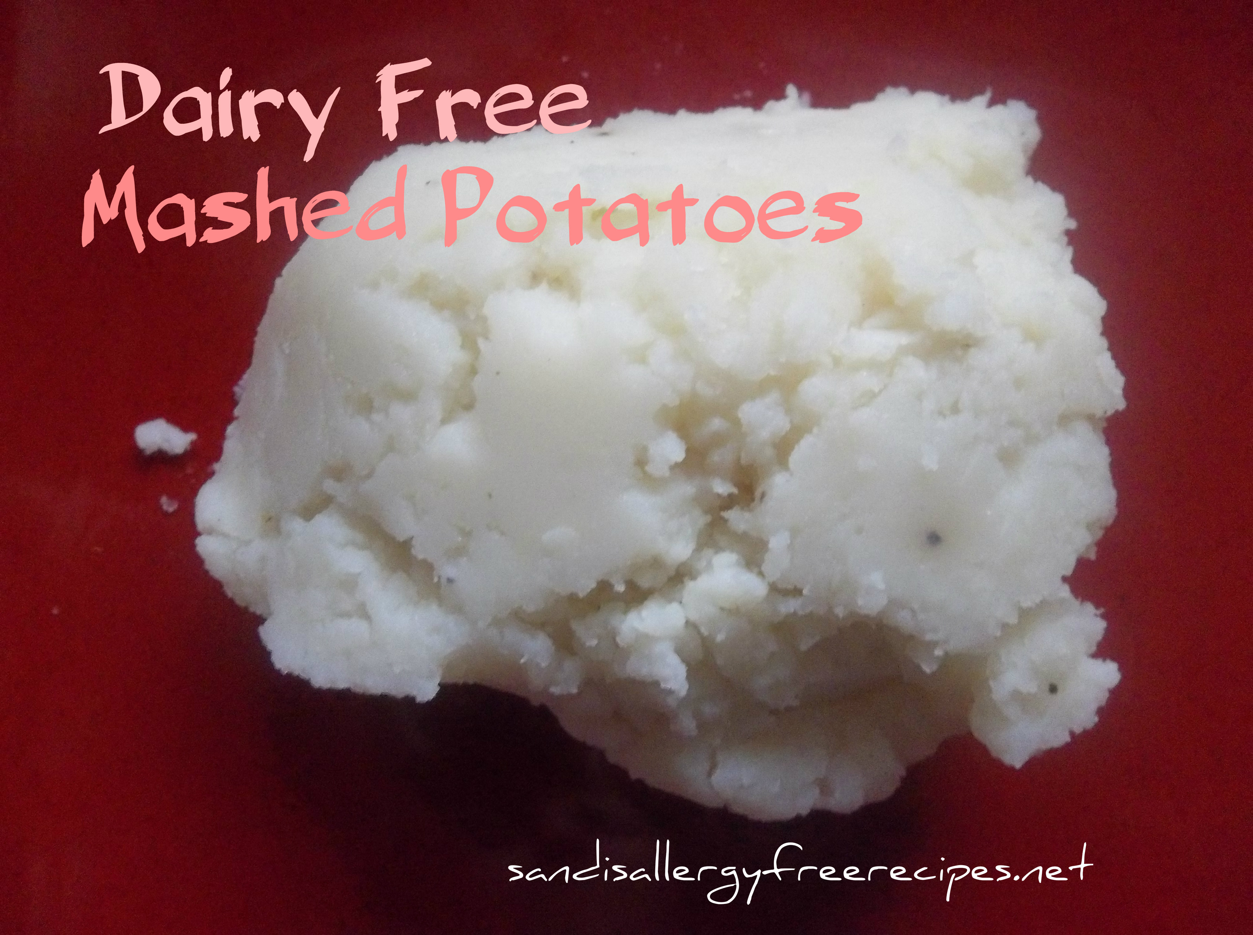 Dairy Free Mashed Potatoes Recipe
 Dairy Free Mashed Potatoes SANDI S ALLERGY FREE RECIPES