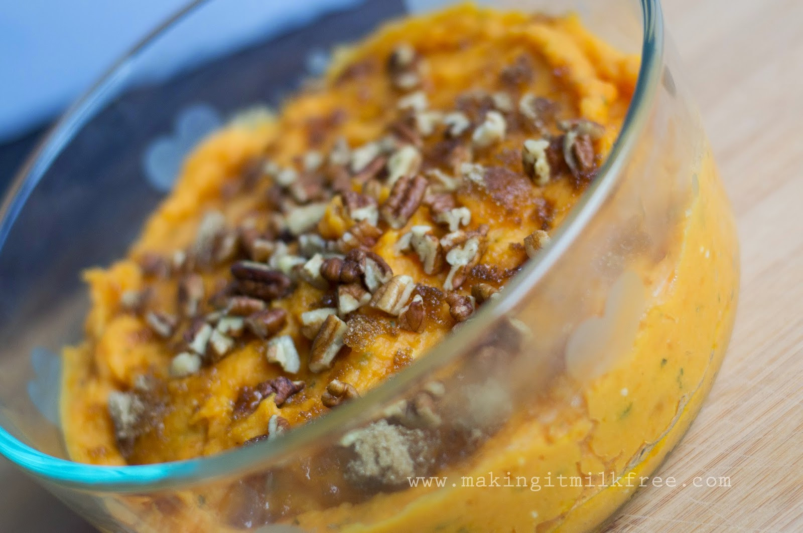 Dairy Free Mashed Sweet Potatoes
 Making it Milk free Sweet & Savory Mashed Sweet Potato