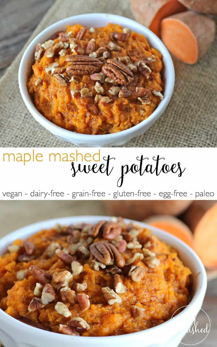 Dairy Free Mashed Sweet Potatoes
 Maple Mashed Sweet Potatoes The Real Food Dietitians