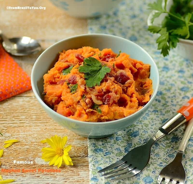 Dairy Free Mashed Sweet Potatoes
 Mashed Sweet Potatoes with Coconut Milk Bacon and