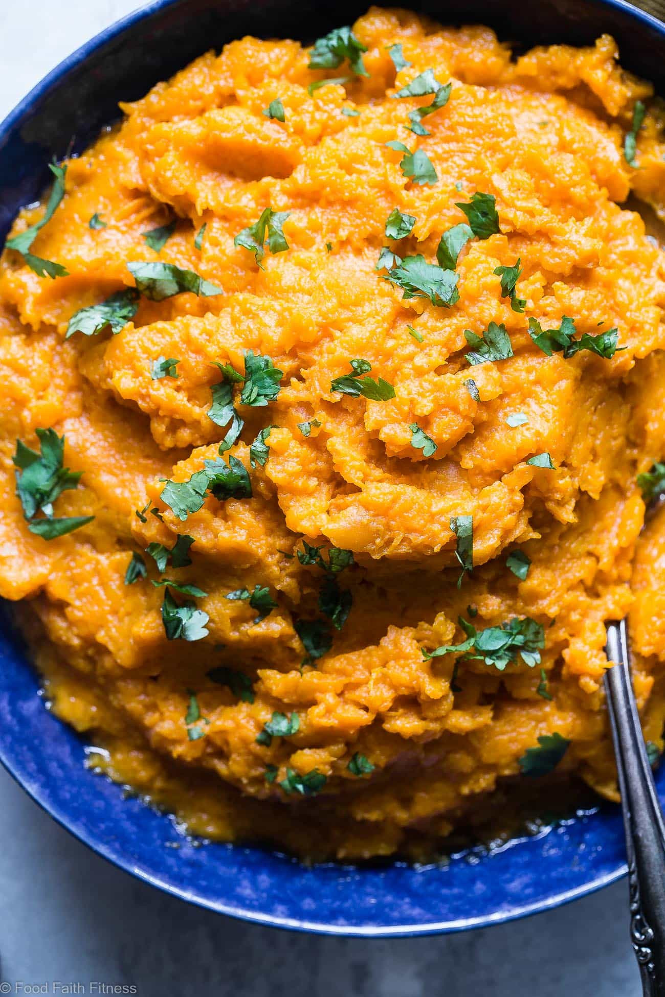 Dairy Free Mashed Sweet Potatoes
 Curried Savory Vegan Healthy Mashed Sweet Potatoes