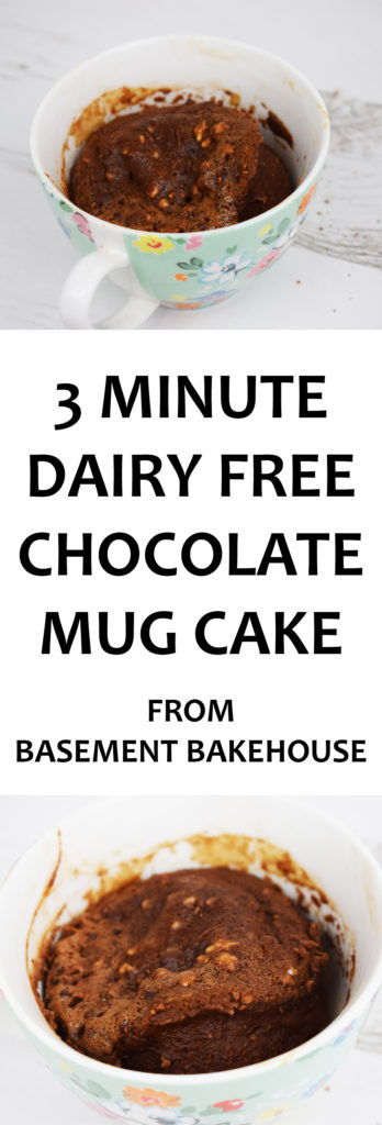 Dairy Free Mug Cake
 3 Minute Dairy Free Chocolate Mug Cake Basement Bakehouse