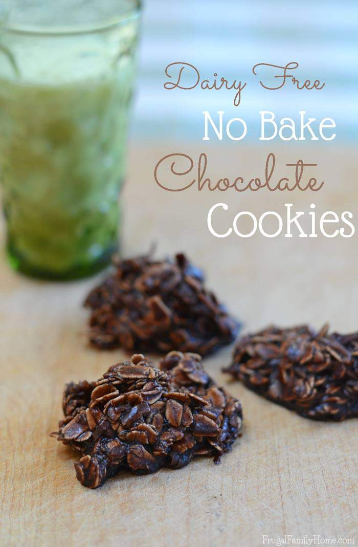 Dairy Free No Bake Cookies
 Dairy Free No Bake Cookies